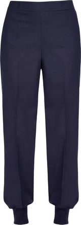 Semicouture Tapered Broeken - Dames - Broeken - Blauw - XS - Broeken