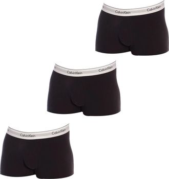 Calvin Klein Pack de 3 Boxer Trunk - Modern Cotton Stretch - Heren - Onderbroek - Zwart - XL - Katoen - Ondergoed
