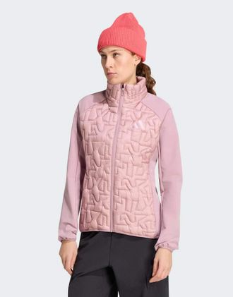 adidas adidas Performance - Terrex Xperior - Giacca ibrida ampia in Primaloft color malva magico-Viola