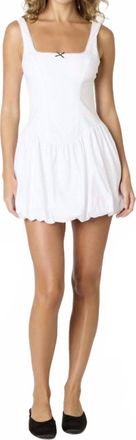 Nia Tessa Mini Dress In White