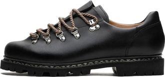Paraboot Zwarte Leren Bergschoenen - Heren - Veterschoenen - Zwart - 45 EU - Leer - Schoenen