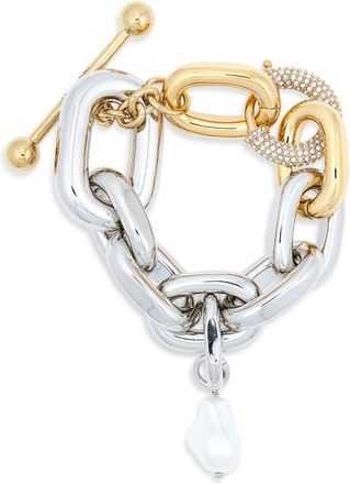 Paco Rabanne XL Link Bracelet in M089 Silver /Gold at Nordstrom