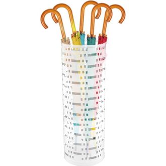 OEM Parag&uuml;ero Redondo De Metal De Estilo Moderno Con Escultura, Soporte De Pie De Dise&ntilde;o, Con Ganchos Para Entrada De Hotel, Oficina, Hogar, 15 X 15 X 42 