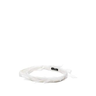 Ann Demeulemeester Headbands, female, White, Size: ONE SIZE Zena Headband