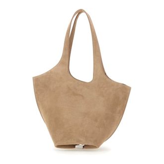 The Attico Tote Bags, female, Brown, Size: ONE SIZE La Scoop Medium Shoulder Bag