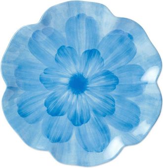 Certified International Set Of 4 Wildflower 3D Floral Salad Plates