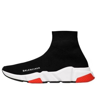 Balenciaga Speed Trainer Mid Black Red 2017 530351W05G01000