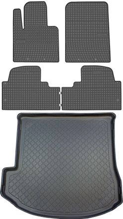 OEM Hyundai Grand Santa Fe Iii Dm Suv De 2015 A Julio De 2018. Juego De Alfombrillas De Goma Para Coche Y Alfombrilla Para Maletero