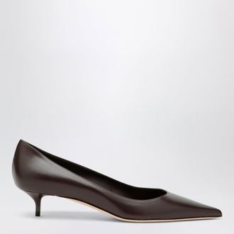 Jimmy Choo London D&eacute;collet&eacute; Amelia 35 in pelle Chocolate