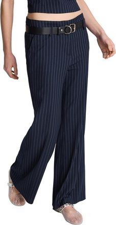 Kenneth Cole Fly Front Belted Flare Pant