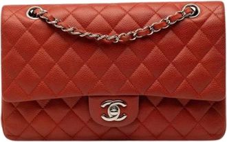 Chanel Borsa a spalla Classic Flap Pre-owned - - Pre-owned - Donna - Rosso - ONE SIZE
