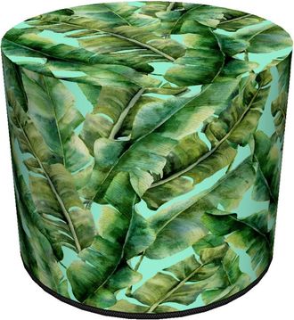OEM Puf Impermeable Codura Para Hogar Y Jard&iacute;n - Dise&ntilde;o Ibiza Day, Elegante, C&oacute;modo, Estable, Con Cremallera, 40 Cm, Bertoni