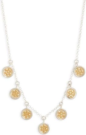 Anna Beck Kindness Multicharm Necklace in Two-Tone at Nordstrom
