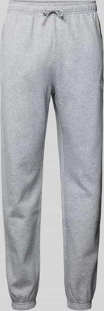 The North Face Regular Tapered Fit Sweatpants mit Label-Print in Hellgrau Melange, Größe XXL