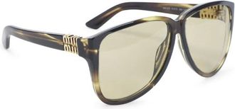 Miu Miu Mujer, Accesorios, Marrón, Talla: ONE Size