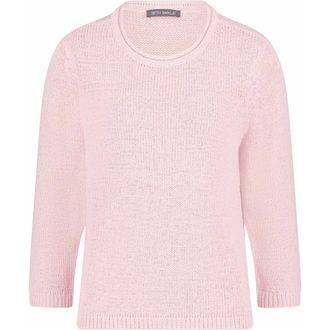 Betty Barclay Gebreide trui met ronde hals - Dames - Truien - Roze - Maat: 2XL