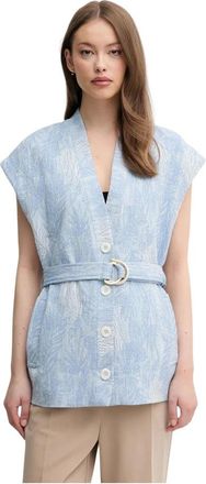 La Petite Francaise Jassen, Dames, Blauw, S, Katoen, Vangelis Vest