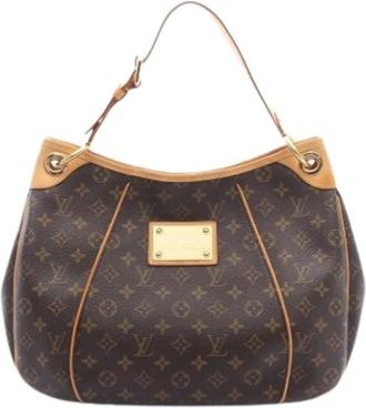 Louis Vuitton Vintage, unisex, Bruin, ONE Size, Leer, Pre-owned Vintage Monogram Shoulder Bag