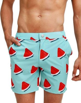Mosmann Mens Swim Shorts in Aqua at Nordstrom, Size X-Large Au