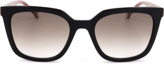 Carolina Herrera Pink Gradient Square Ladies Sunglasses HER 0236/S 0OIT/3X 53
