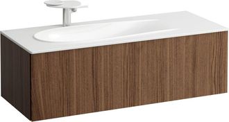 Laufen Il Bagno Alessi mueble bajo lavabo, sif&oacute;n a la izquierda, - Laufen