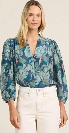 Trovata Maisey Blouse In Hushed Shadow
