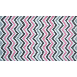 R16 Home Pink Chevron Doormat in White/Pink/Gray at Nordstrom Rack