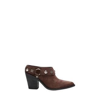 Guess Schoenen, Dames, Bruin, 39 EU, Leer, Sashlin Heeled Mule