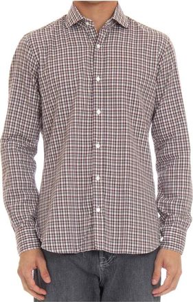 Barba Vichy Overhemd - Heren - Casual Overhemden - Veelkleurig - L - Overhemden