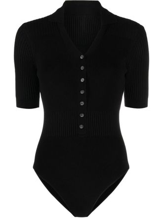 Jacquemus Le Body Yauco polo body - Zwart