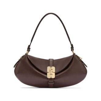 Ganni Shoulder Bag - female - Ganni - Shoulder Bags - Brown - ONE SIZE - Bags