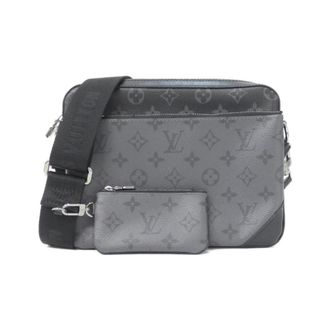 Louis Vuitton Black Coated Canvas Shoulder Bag (Pre-Owned)
