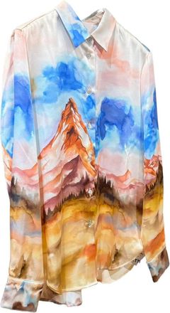 Sleep No More Blouse met print - Wit