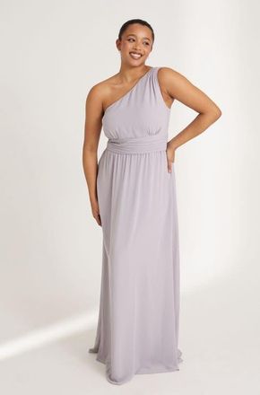 Six Stories One Shoulder Chiffon Bridesmaid Dress in Lilac at Nordstrom, Size 6