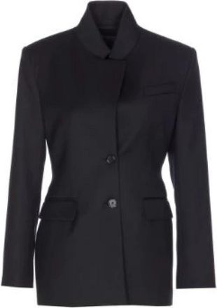 Pinko Fausta Blazer - Dames - Blazers - Zwart - L - Wol - Jassen