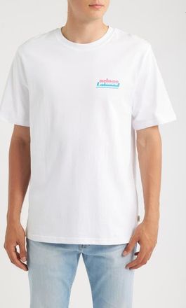 Les Deux x Prince Organic Cotton Graphic T-Shirt in White at Nordstrom, Size Xx-Large
