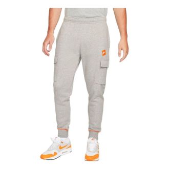 Nike Sportswear Just Do It Fleece Cargo Pants Dark Heather Grey DD6267-063