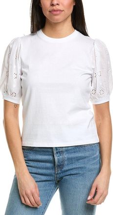 Frame Denim The Lace Sleeve Shirt