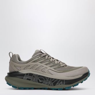 Hoka One One Stinson 8 sneakers in grey and olive green mesh