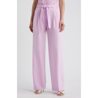 BOSS Tapiana Straight Leg Pants in Sakura Rose at Nordstrom, Size 14 X