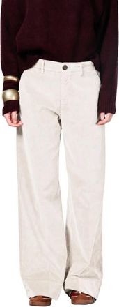 Mason's New York Studio Chino Broek - Dames - Wijde Broeken - Wit - M - Katoen - Broeken