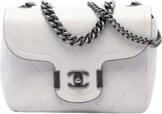 Chanel Borsa Pre-owned Vintage Flap - - Pre-owned - Donna - Bianco - ONE SIZE