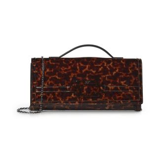 Roger Vivier Belle Vivier Clutch - female - Roger Vivier - Handbags - Brown - ONE SIZE - Bags