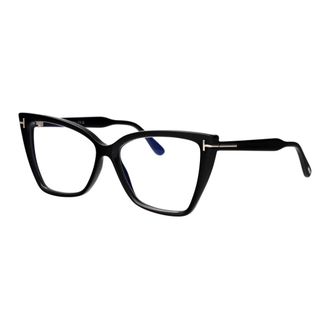 Tom Ford Glasses, female, Black, Size: 55 MM Stylish Optical Glasses Ft5844-B
