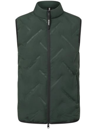 Ecoalf Santo&ntilde;o High Collar Padded Geometric Gilet