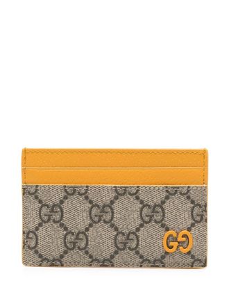 Gucci Pasjeshouder met print - Beige