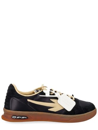 Off-white Black Color Block Sneakers