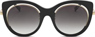 Escada Ladies Black Round Sunglasses SESA58F-1