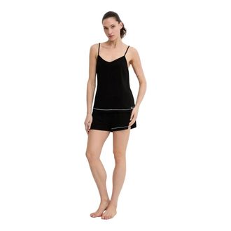 Karl Lagerfeld Dames, Jurken, Zwart, Maat: S Tweed