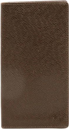 Louis Vuitton Pre-owned Wallets, female, Brown, Size: ONE SIZE Pre-owned Slim Bifold Wallet